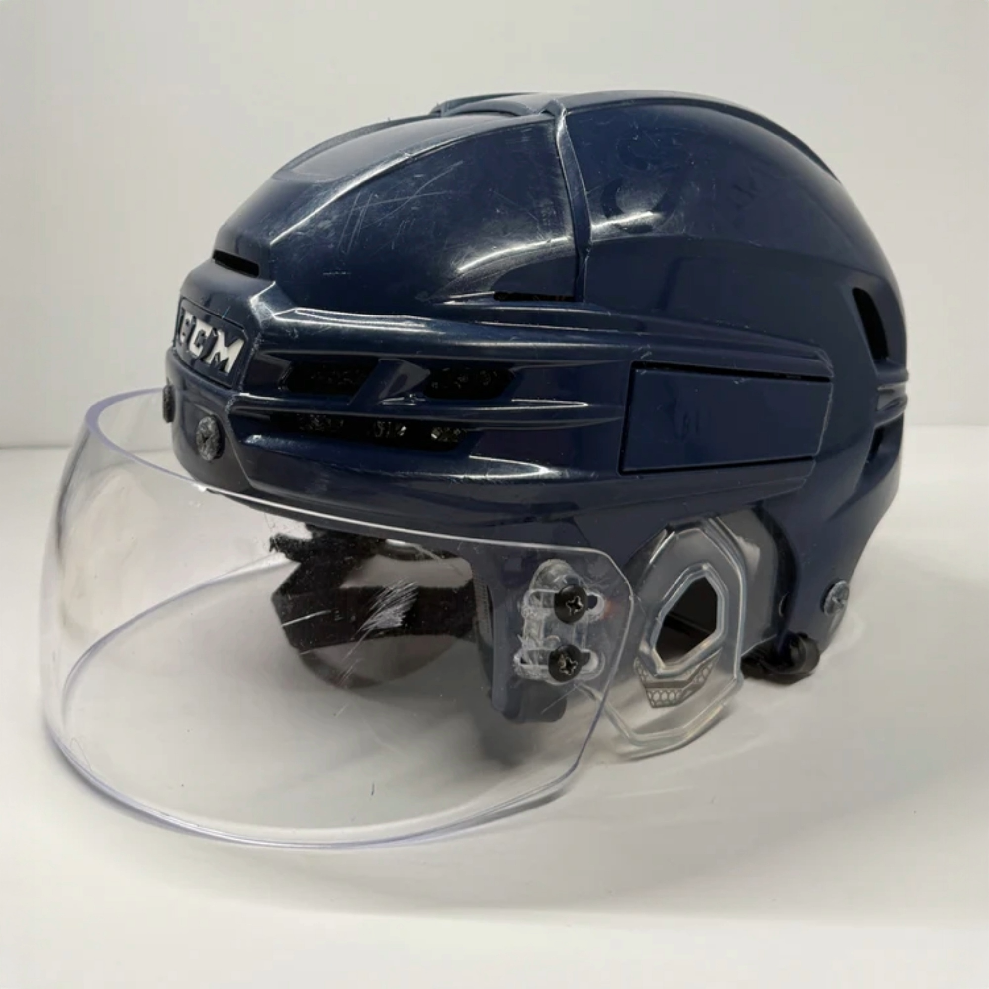 CCM TACKS X BLUE NAVY SMALL ( USED )